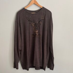 RedHead Long Sleeve  Deer Graphic  Shirt 2‎ XL